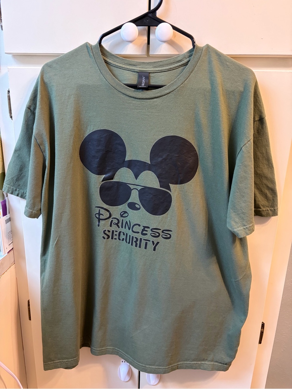Olive Green Kids 'Princess Security' Graphic Tee